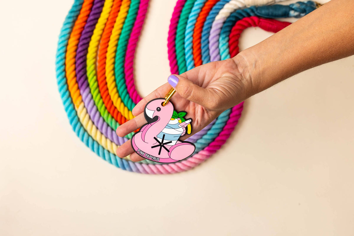 Flamingo Floatie Poop Bag Holder — additional photo 4