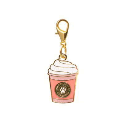 Puppuccino Dog Collar Charm — Clips On Anywhere