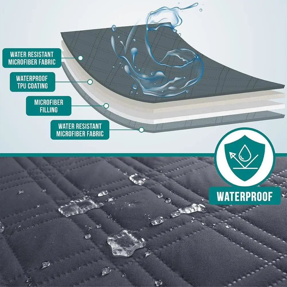 Waterproof Reversible Pet Couch Cover