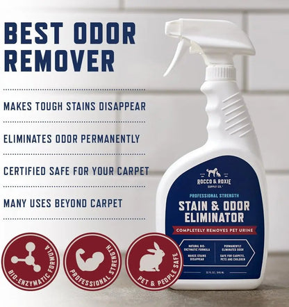 Rocco & Roxie Pet Stain & Odor Eliminator, 32 fl oz
