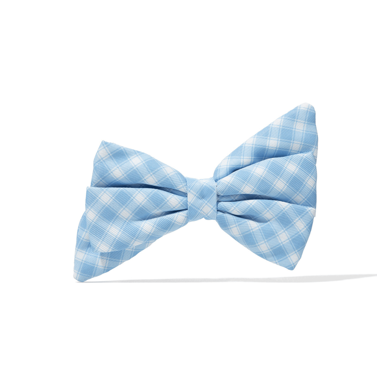 Rory – Gingham Dog Babe Bow, Slides on Any Collar