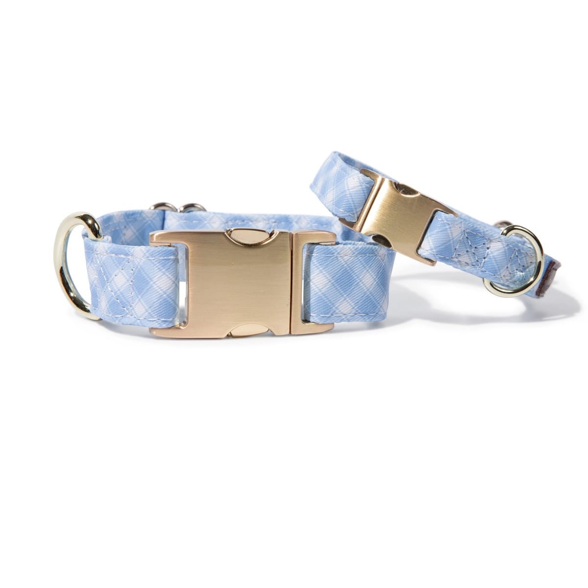 Rory – Gingham Dog Collar, Adjustable XS–L