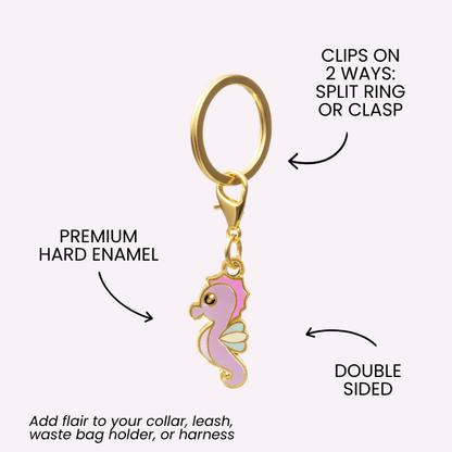 Seahorse Dog Collar Charm — additional photo 3