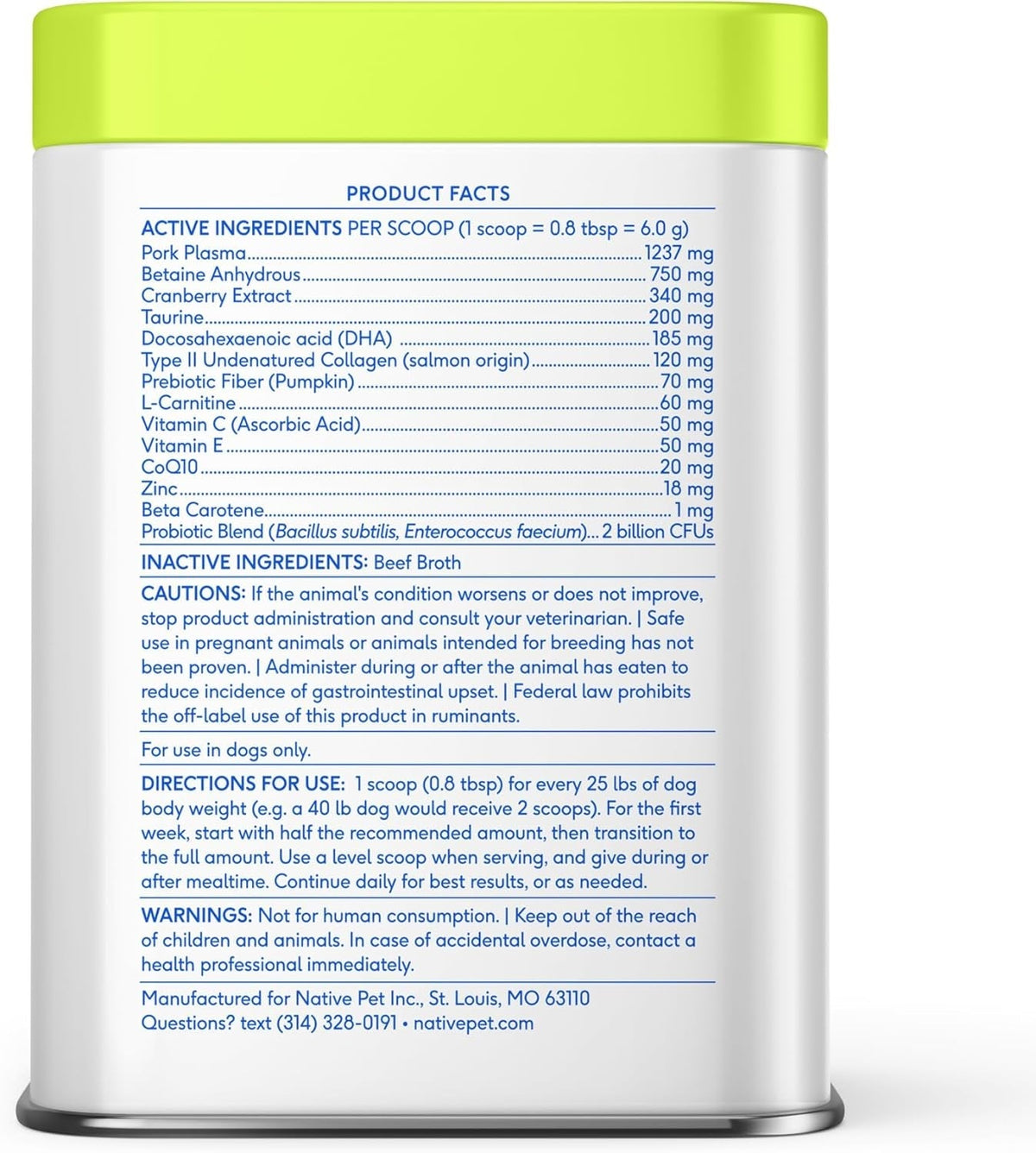 Senior Dog 12-in-1 Multivitamin Powder, 30 Scoops