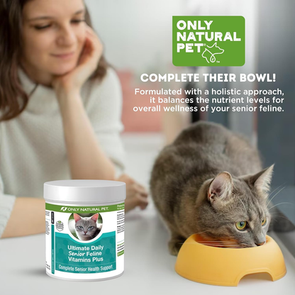 Senior Cat Multivitamin Powder with Taurine & Lysine, 3.2 oz