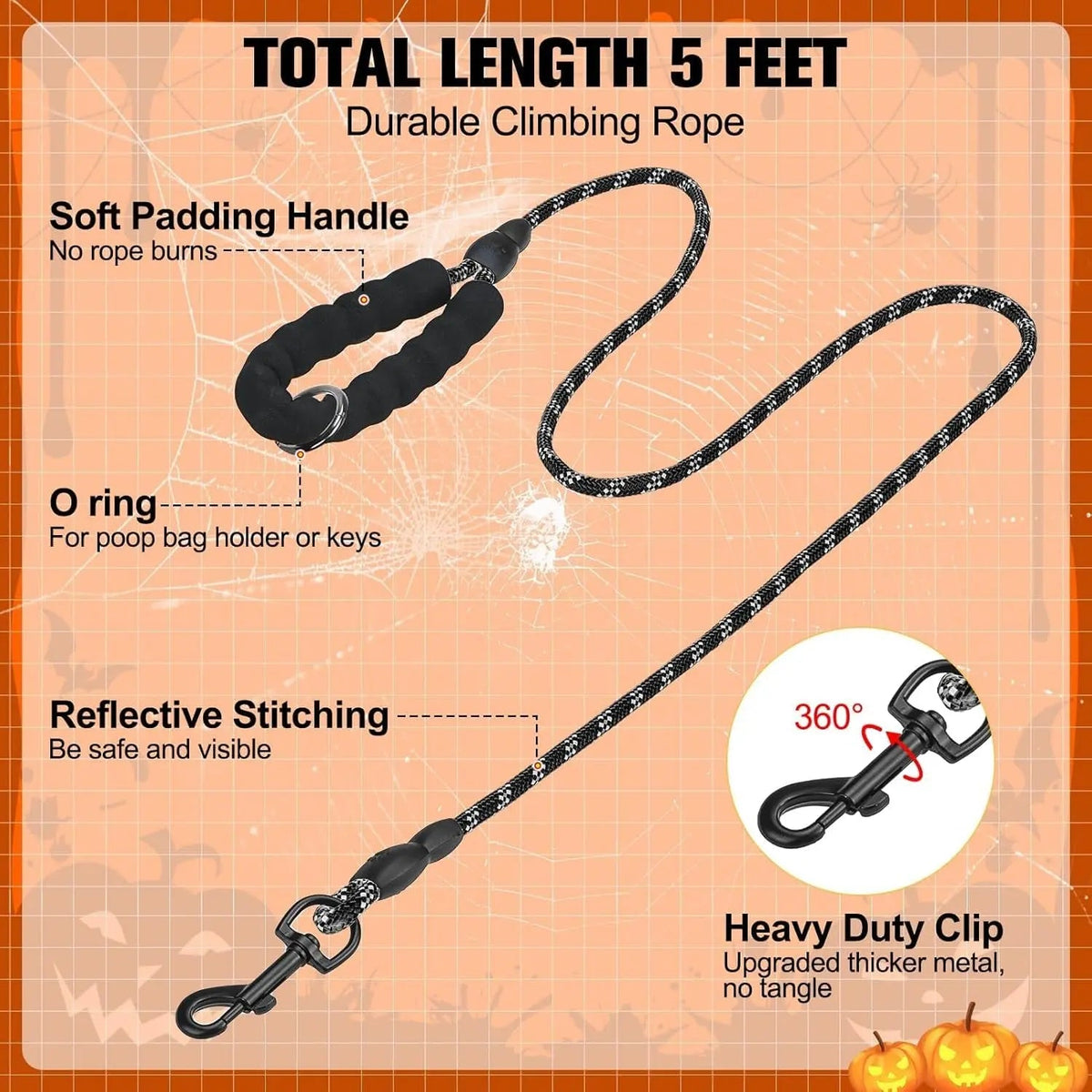 Reflective Step-In Dog Harness and Leash Set, XS-XL