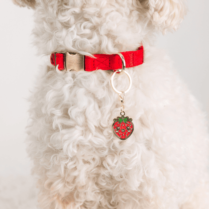 Strawberry Dog Collar Charm — additional photo 2