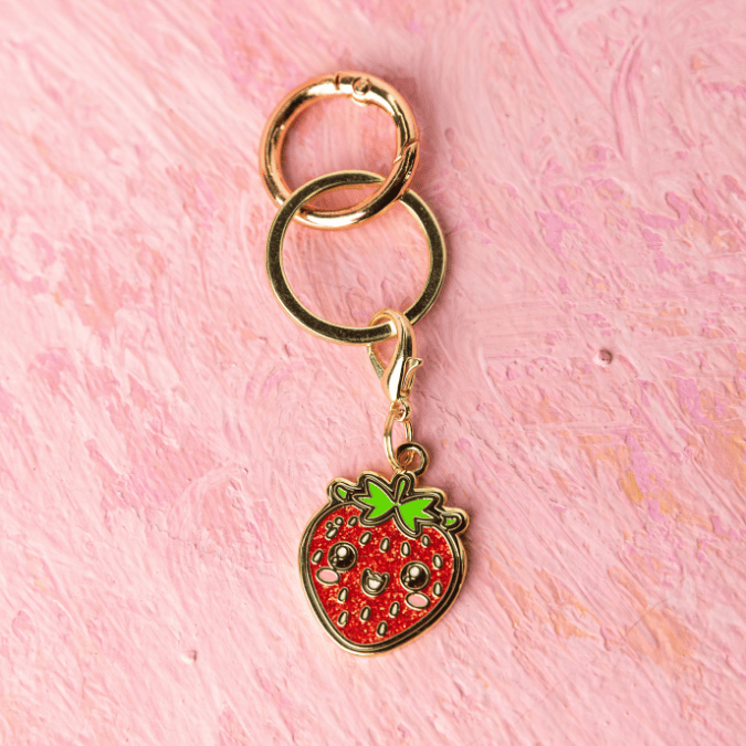 Strawberry Dog Collar Charm — additional photo 5