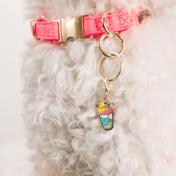 Summer Drink Dog Collar Charm — additional photo 2