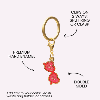 Sunglasses Dog Collar Charm — additional photo 4