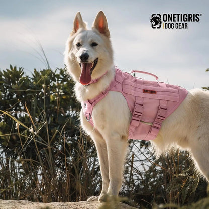 Breathable Mesh Tactical Dog Harness with Handles, S-XL