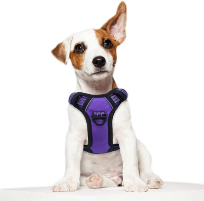 Tactical No-Pull Dog Harness with Handle and Reflective Trim