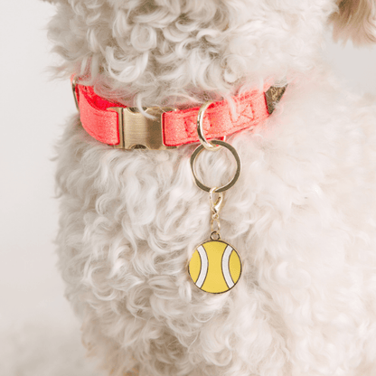 Tennis Ball Dog Collar Charm — additional photo 3