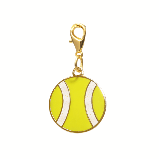 Tennis Ball Dog Collar Charm — Clips On Anywhere