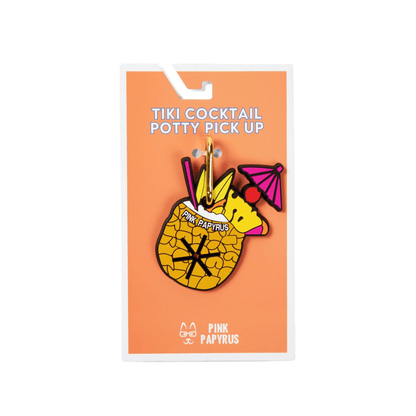 Tiki Cocktail Poop Bag Holder — Clips to Leash