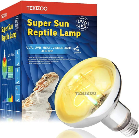 UVA UVB Reptile High Intensity Basking Heat Lamp Bulb 80W 125W 160W