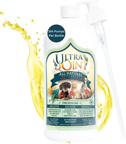 Glucosamine & Chondroitin Liquid for Dogs, 8 or 16 oz