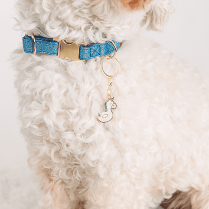 Unicorn Floatie Dog Collar Charm — additional photo 2
