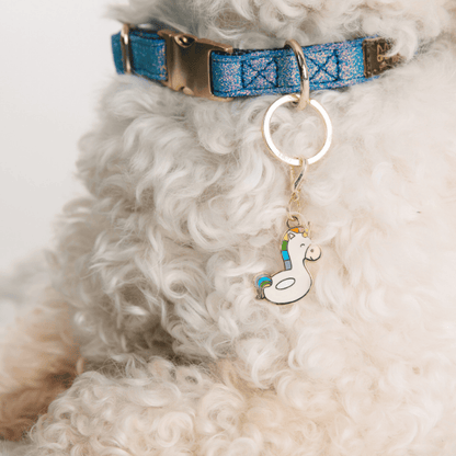 Unicorn Floatie Dog Collar Charm — additional photo 3