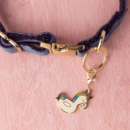 Unicorn Floatie Dog Collar Charm — additional photo 6