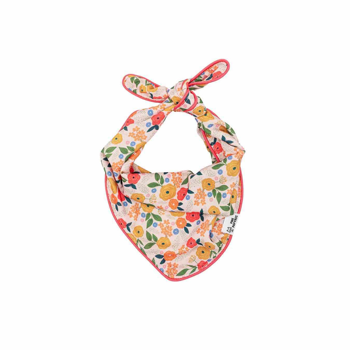 Penelope – Floral Dog Bandana, Reversible & No-Fold