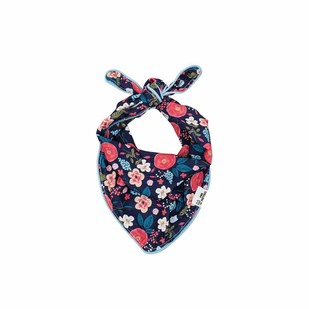Riley – Floral Dog Bandana, Reversible & No-Fold