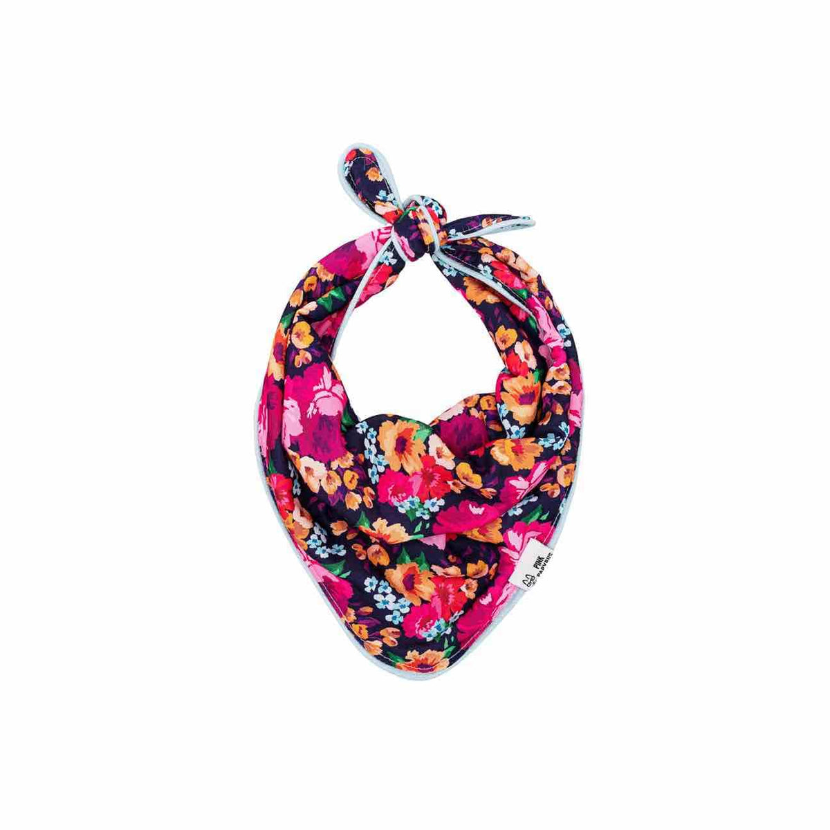 Ophelia – Floral Dog Bandana, Reversible & No-Fold