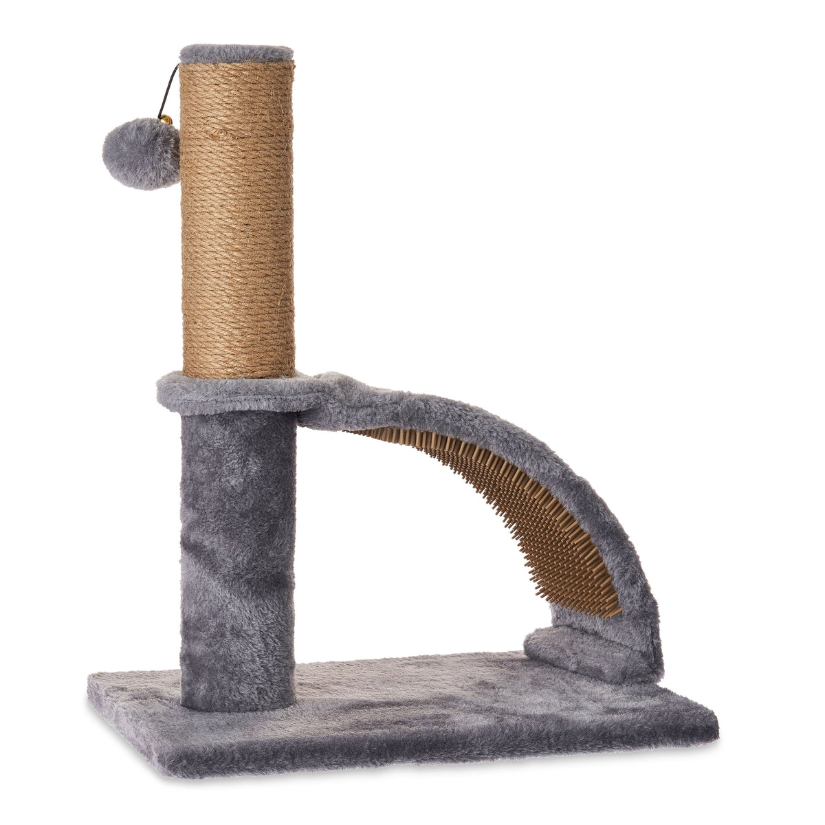 17 in Jute Cat Scratching Post with Arch Groomer