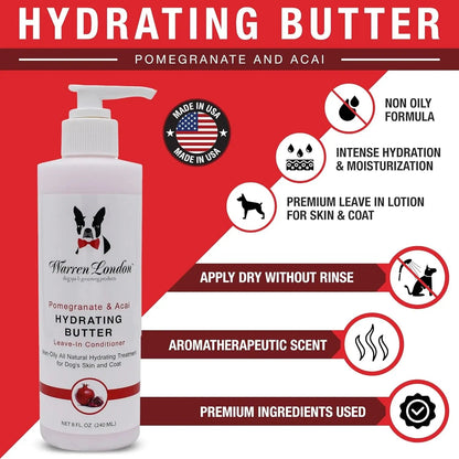 Warren London Butter Combo, Shampoo and Leave-In Conditioner 8 oz