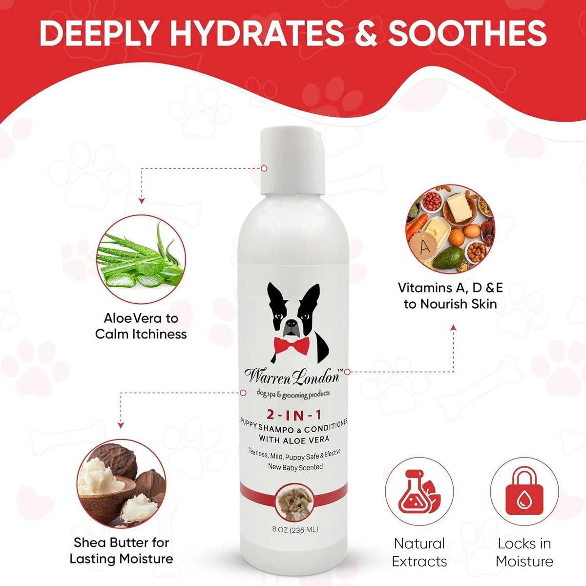 Warren London Puppy Gift Box, Grooming and Care Starter Kit
