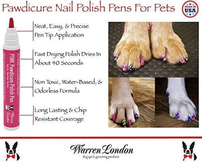 Warren London Dog Spa Gift Box, 8-Piece Grooming Kit