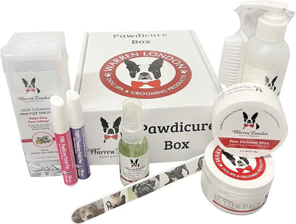 Warren London Dog Spa Gift Box, 8-Piece Grooming Kit
