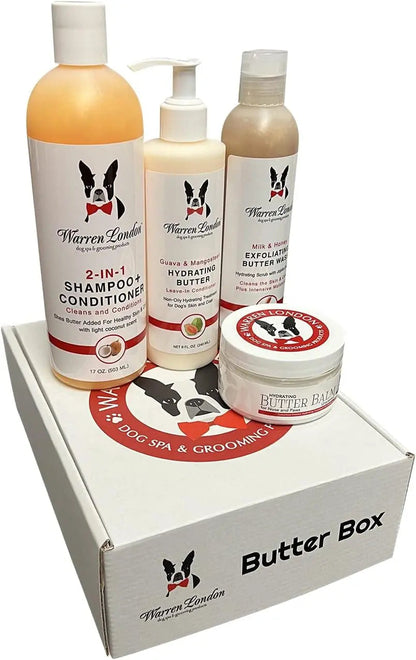 Warren London Dog Spa Gift Box, 8-Piece Grooming Kit