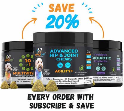 Agility+ Glucosamine, MSM & Collagen Chews for Dogs