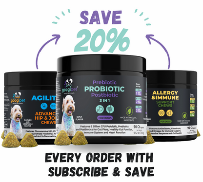3-in-1 Probiotic Chews for Dogs