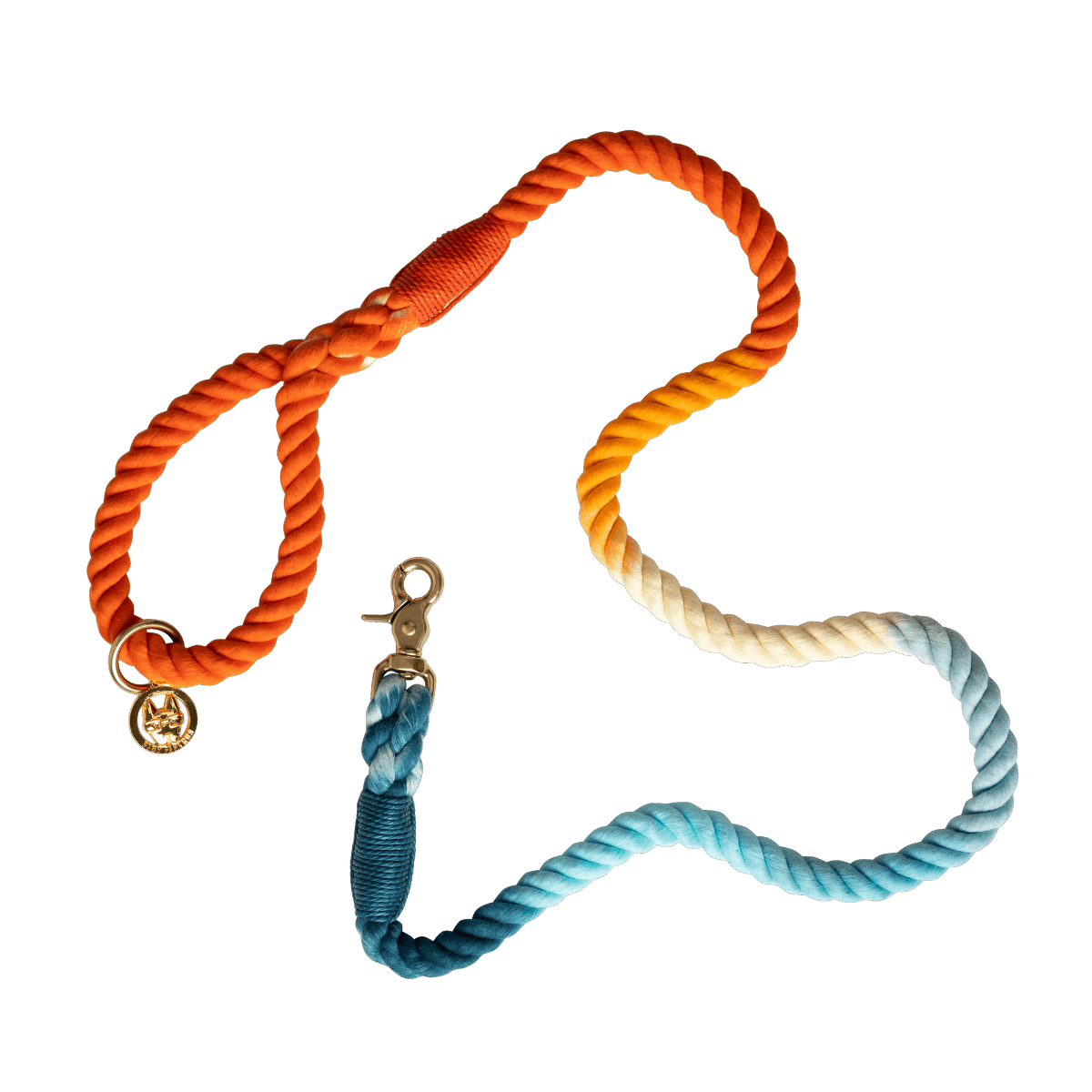 Beau – Organic Cotton Rope Dog Leash, Ombre