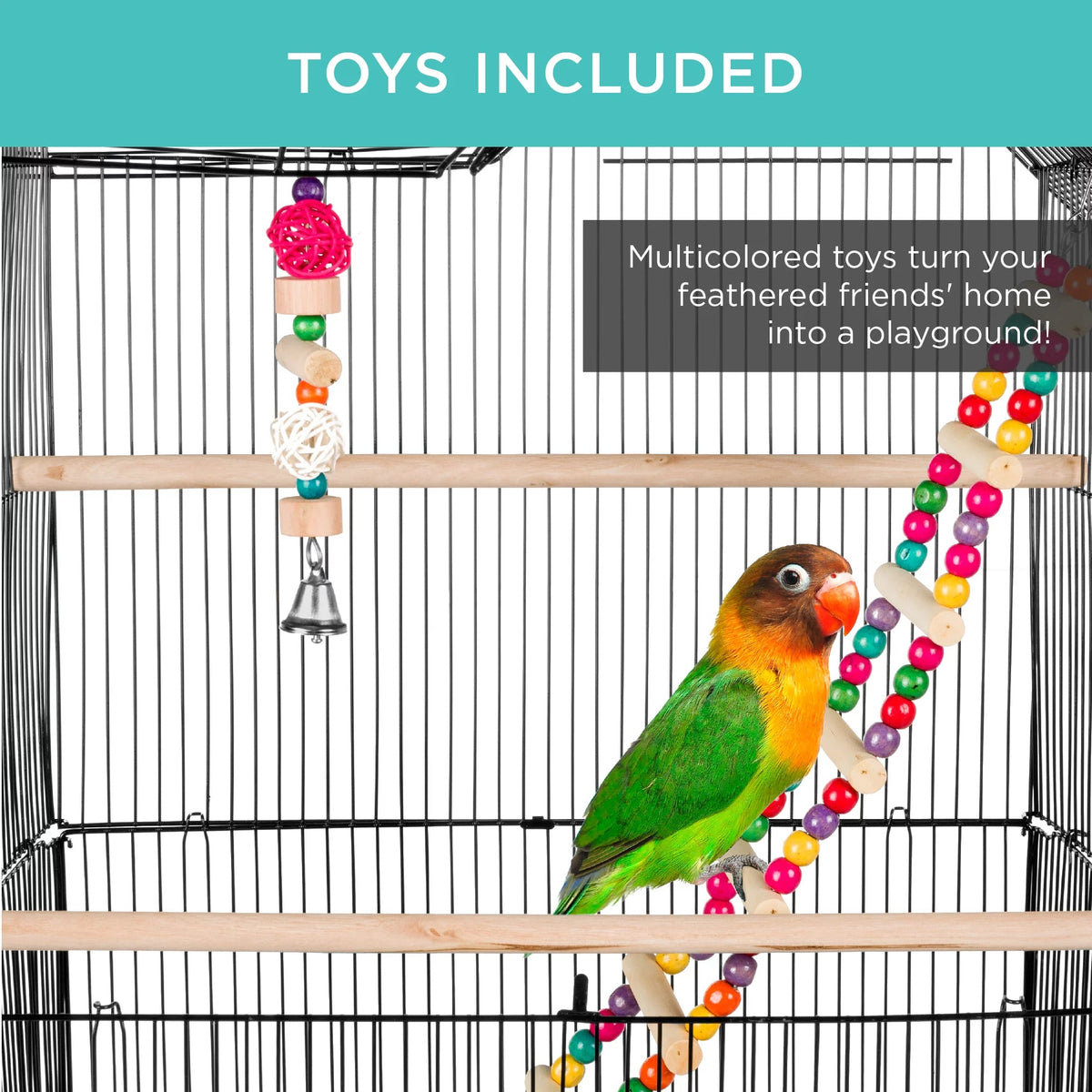 36 in Iron Bird Cage for Parrots