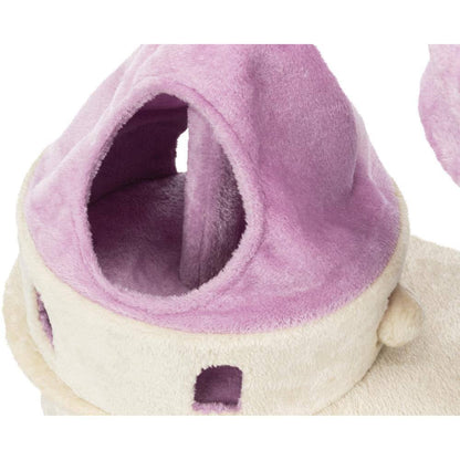 My Kitty Darling Cat Castle, Beige and Purple
