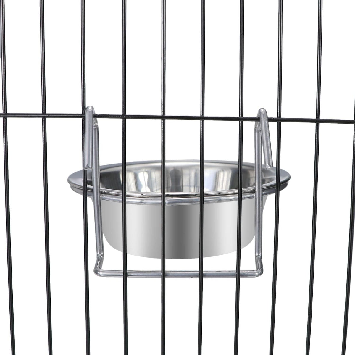 Stainless Steel Hanging Cage Bowls for Birds, Small