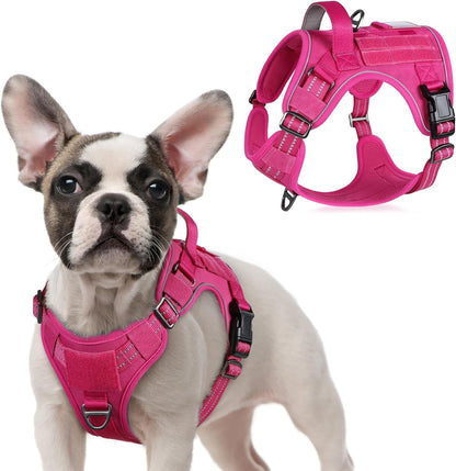 MOLLE Tactical No-Pull Dog Harness, Medium to Large