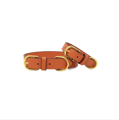 Ainsley – Vegan Leather Dog Collar, Adjustable XS–L