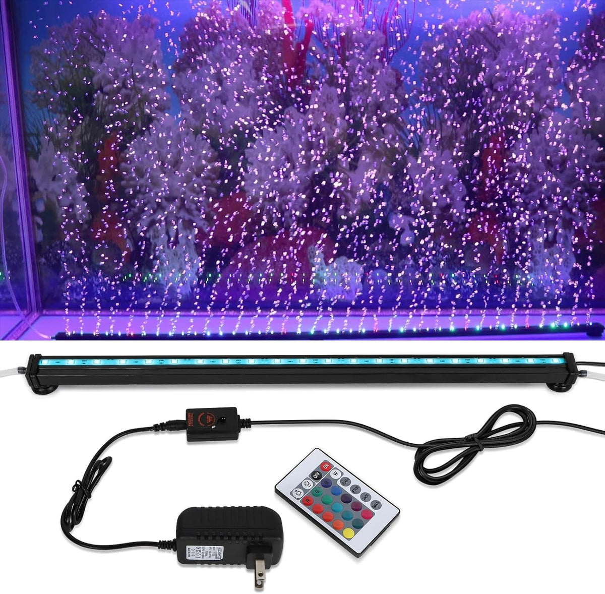 RGB Aquarium Light with Air Bubble Outlet