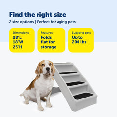 Foldable Non-Slip Dog Stairs for Beds and Sofas
