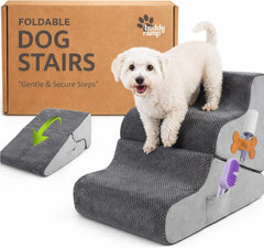 2-in-1 Dog Ramp and Steps for Beds and Sofas