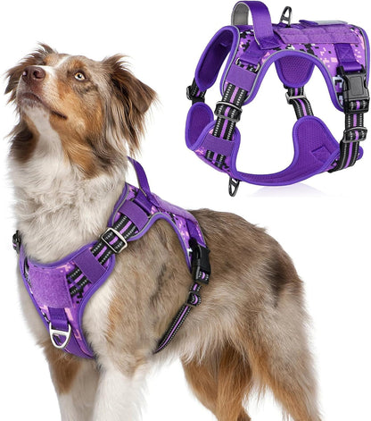 MOLLE Tactical No-Pull Dog Harness, Medium to Large