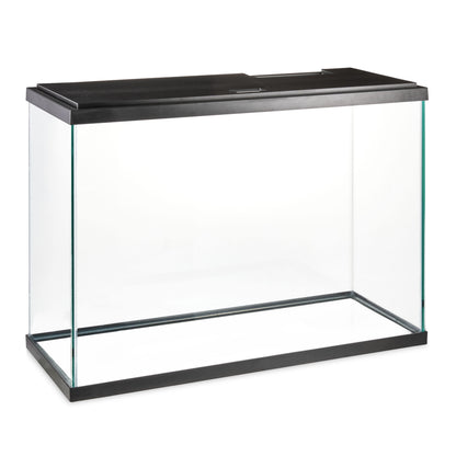 29 Gallon Glass Aquarium Starter Kit, Black