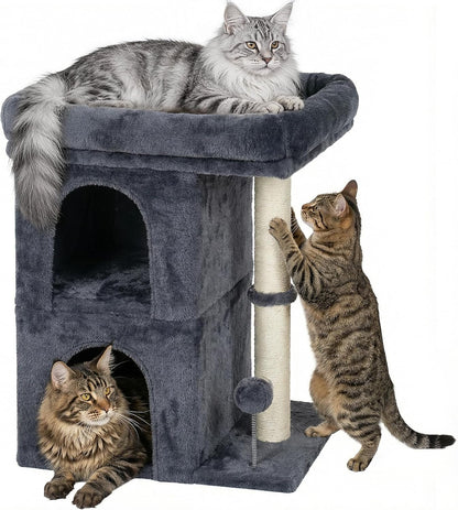 24 in Cat Tower with Perch, Condos and Scratching Post