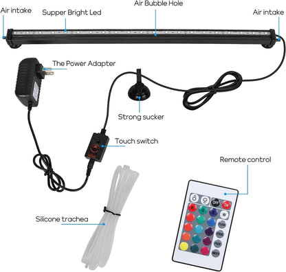 RGB Aquarium Light with Air Bubble Outlet