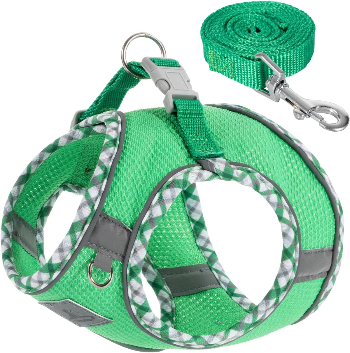 Step-In No-Pull Dog Harness and Leash Set for Small Dogs