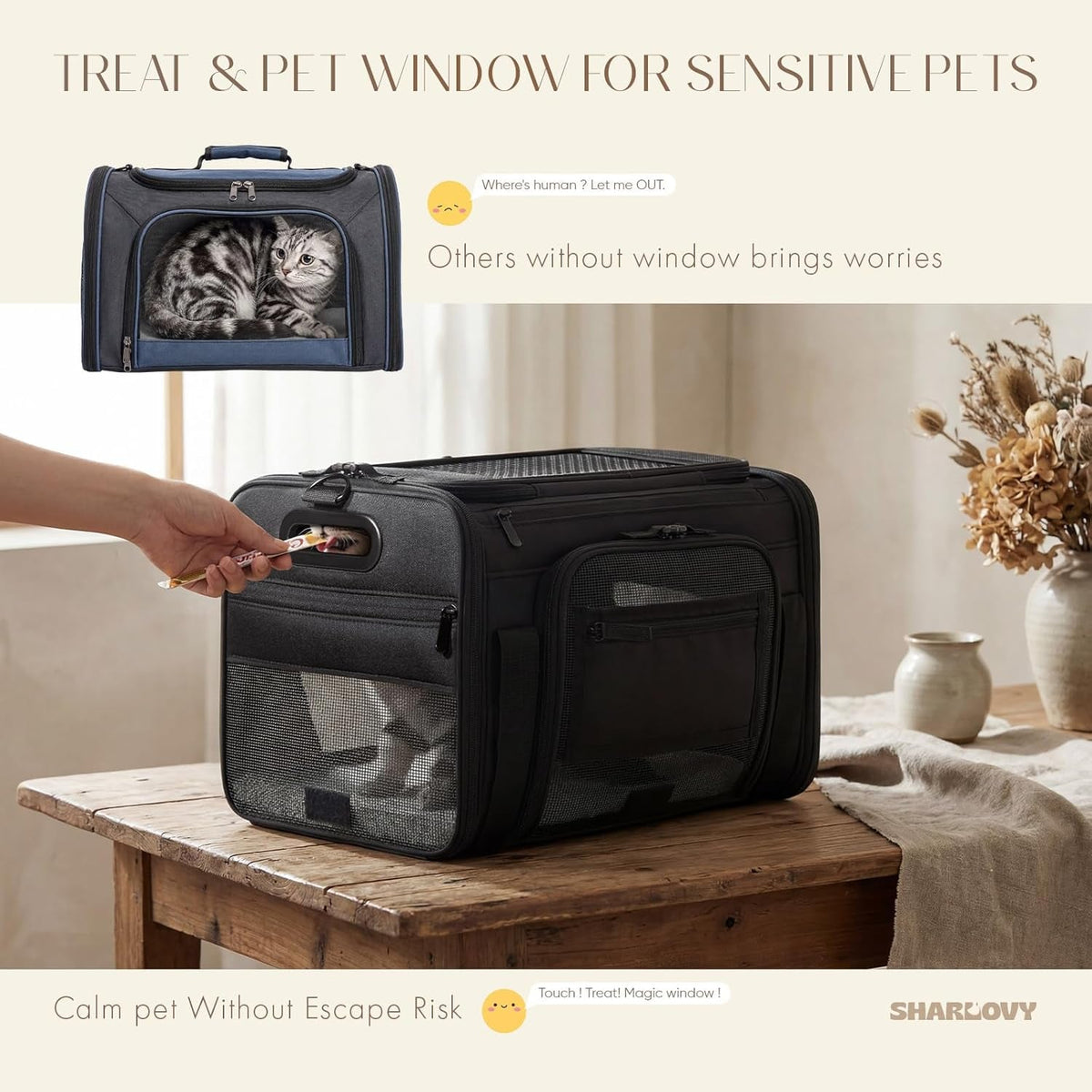 Expandable Airline-Approved Soft Pet Carrier